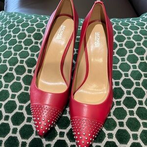 New Michael Kors red pumps.